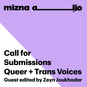 Call for Submissions: Queer + Trans Voices image