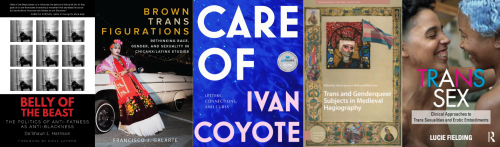 Covers or the 2022 finalists for Transgender Nonfiction